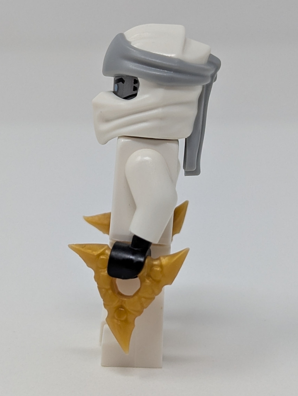 Lego Ninjago Mini Figure Zane White Silver Head - Picture 4 of 5